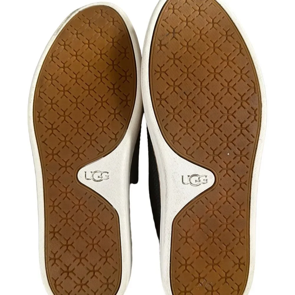 Ugg Black Sidney Sneakers Womens Size 6.5 - Picture 4 of 5